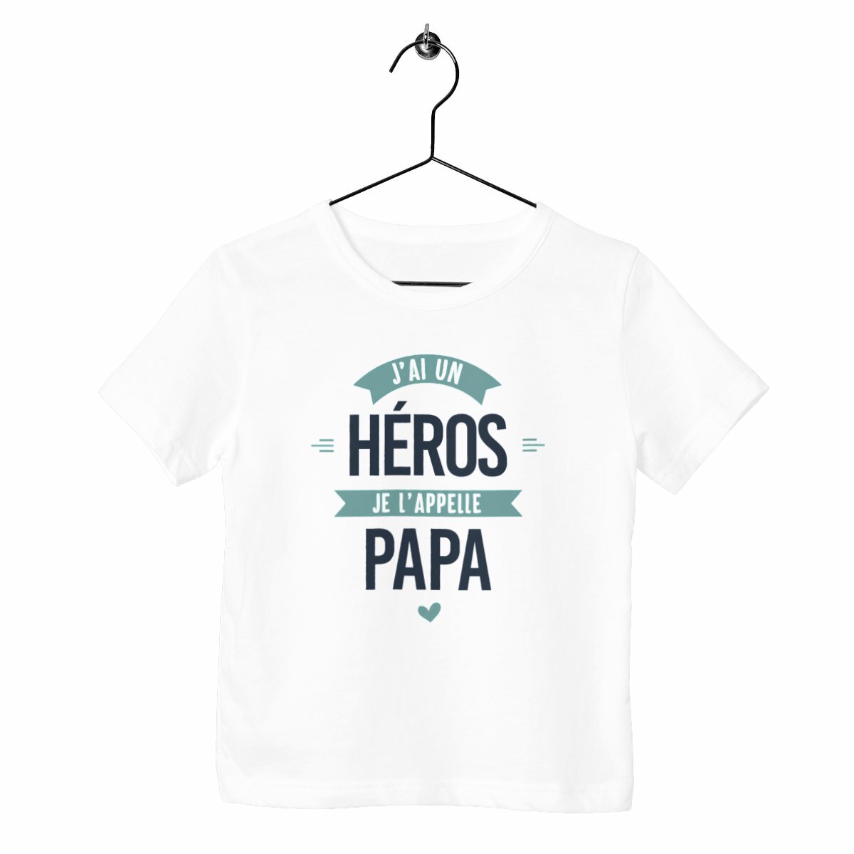 T-shirt enfant - J'ai un héros, papa