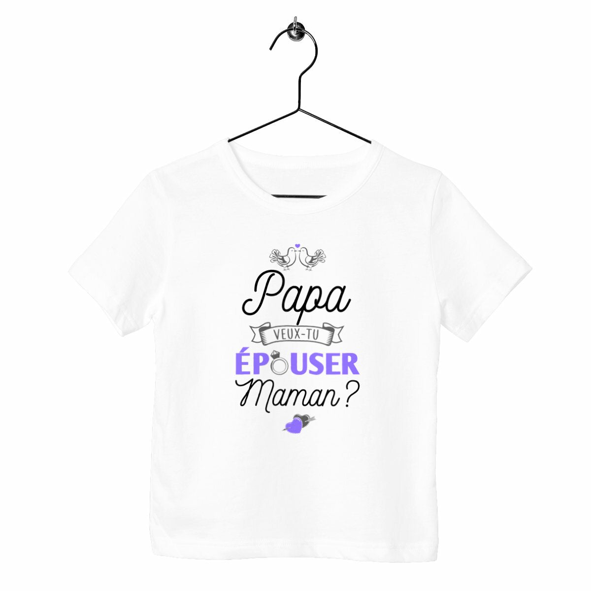 T-shirt enfant - Papa veux-tu épouser Maman ?