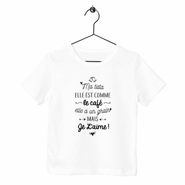 T-shirt enfant - Tata, grain de café