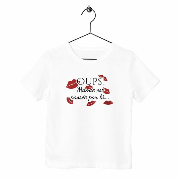 T-shirt enfant - Oups ! Mamie est passée par là...