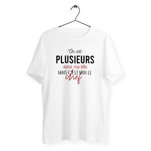 T-shirt homme - On est plusieurs dans ma tête