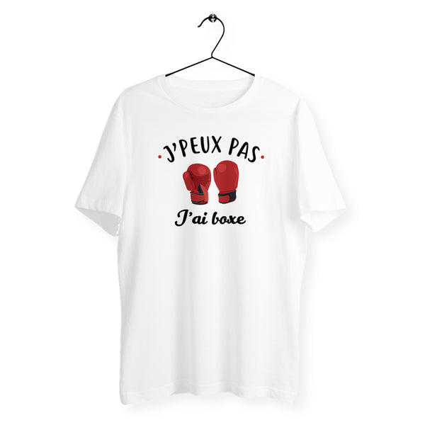 T-shirt homme col rond - J'peux pas j'ai boxe