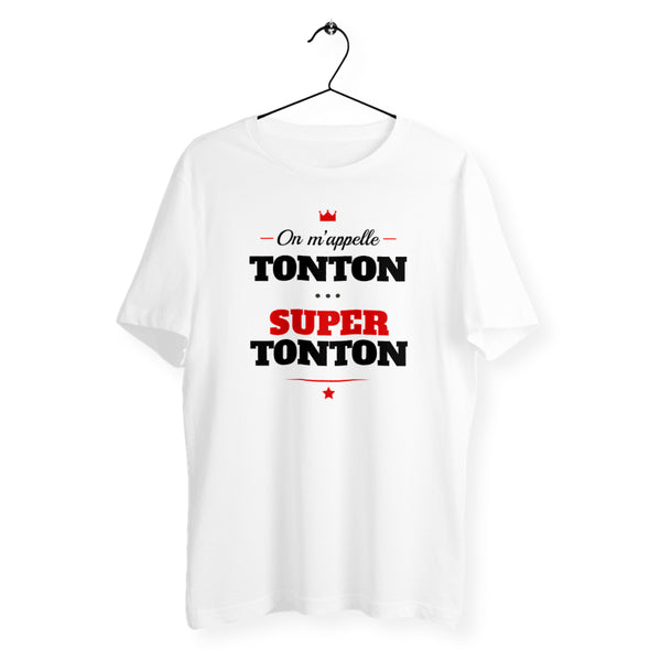 T-shirt homme col rond - Super tonton