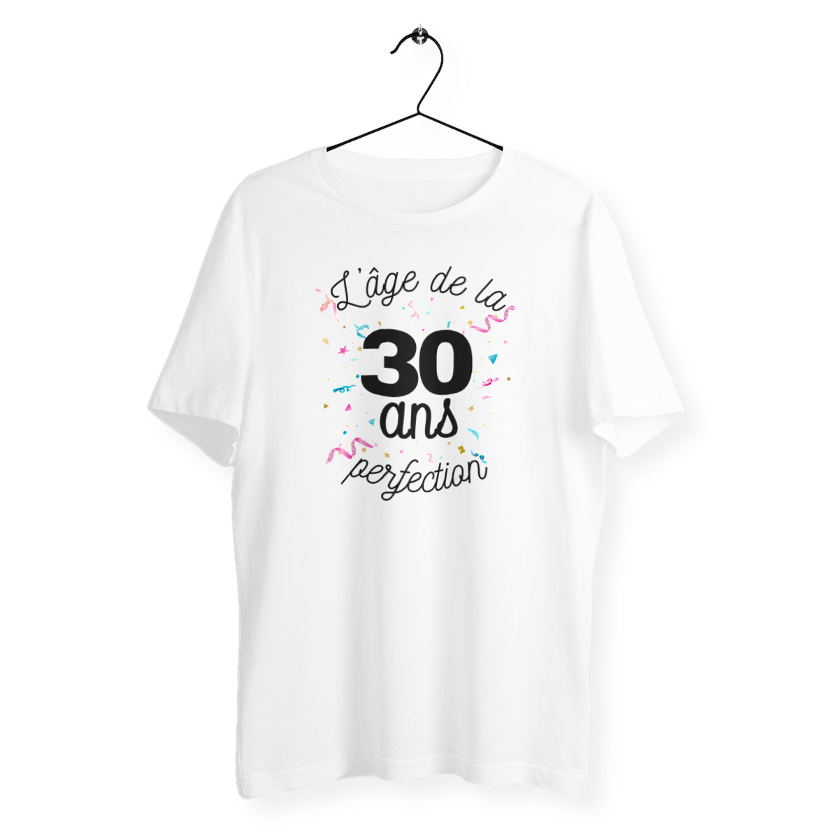 T-shirt homme col rond - 30 ans, âge de la perfection