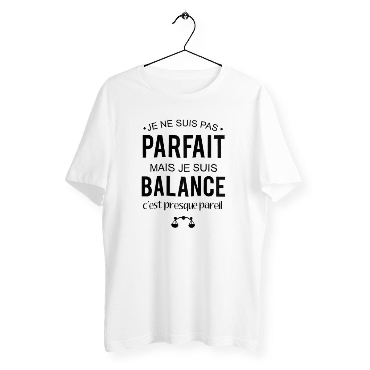 T-shirt homme col rond - Pas parfait mais balance