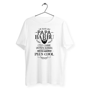 T-shirt homme col rond - Papa barbu