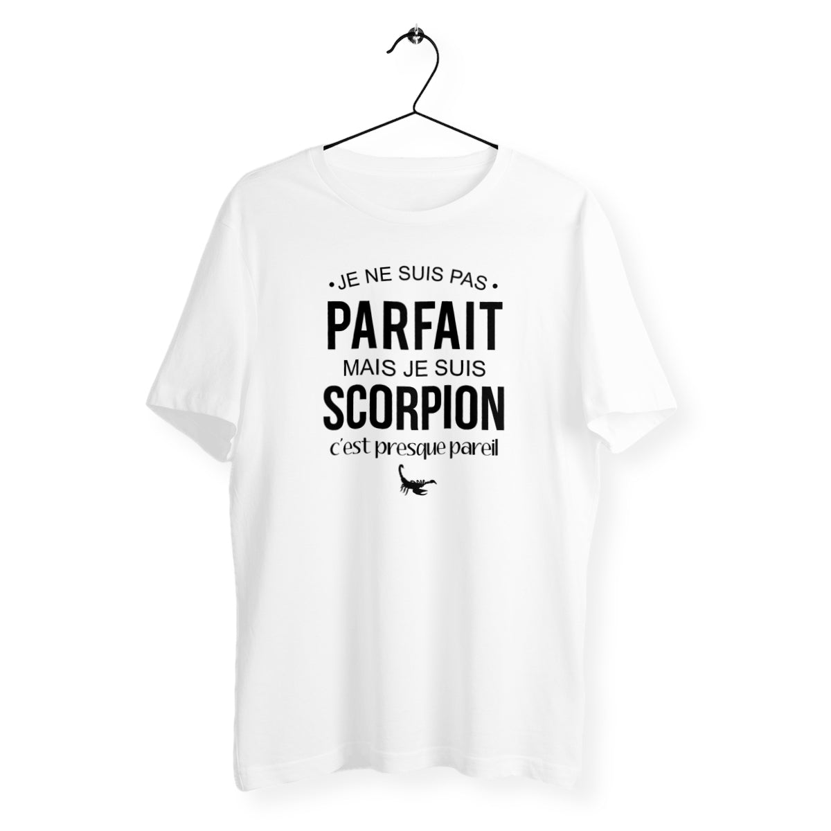 T-shirt homme col rond - Pas parfait mais scorpion