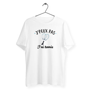 T-shirt homme col rond - J'peux pas j'ai tennis