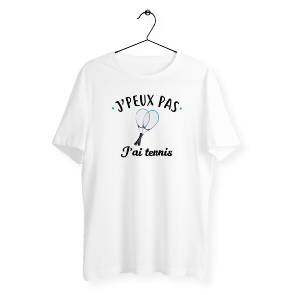 T-shirt homme col rond - J'peux pas j'ai tennis