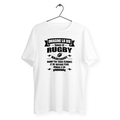 T-shirt homme Imagine la vie sans le rugby