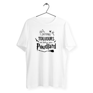 T-shirt homme col rond - J'attends toujours ma lettre pour Poudlard