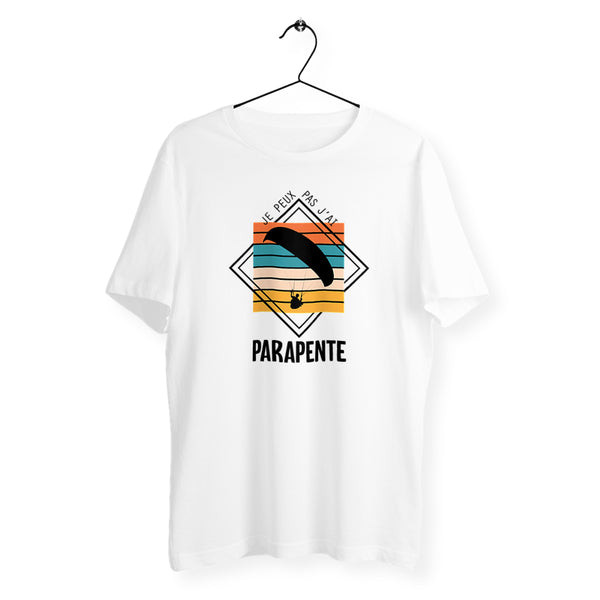 T-shirt homme col rond - J'peux pas j'ai parapente