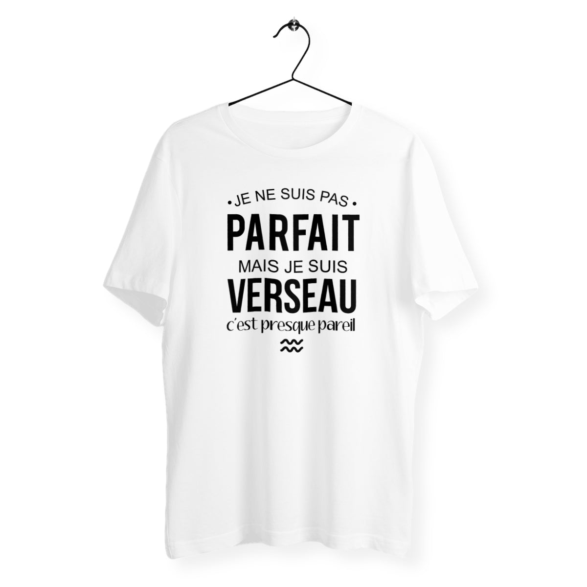 T-shirt homme col rond - Pas parfait mais verseau