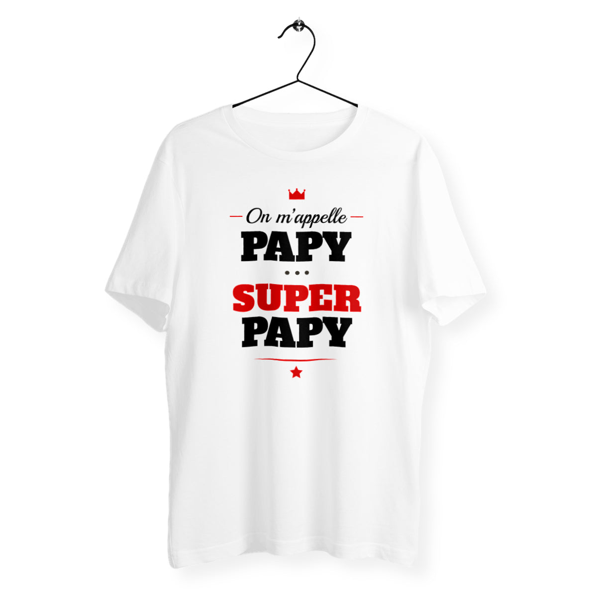 T-shirt homme col rond - Super papy