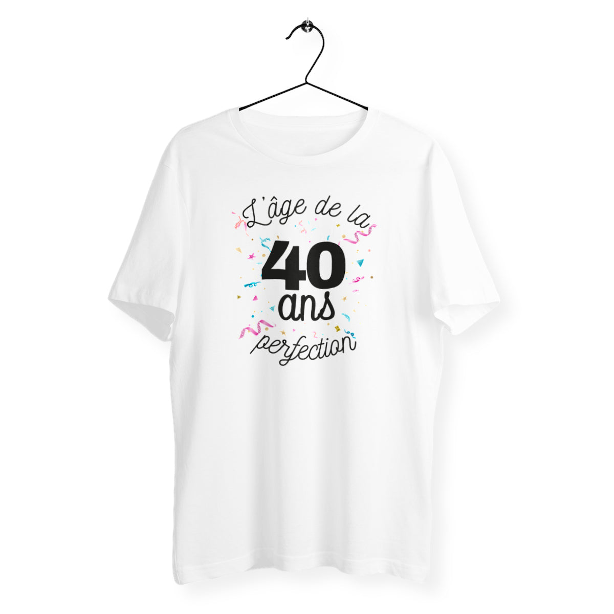 T-shirt homme col rond - 40 ans, âge de la perfection