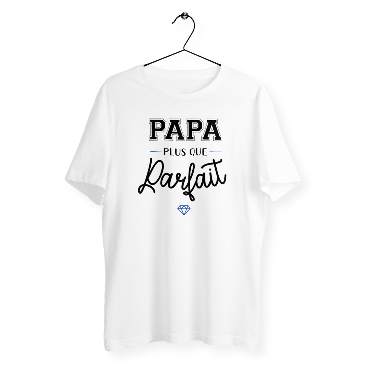 T-shirt homme col rond - Papa plus que parfait