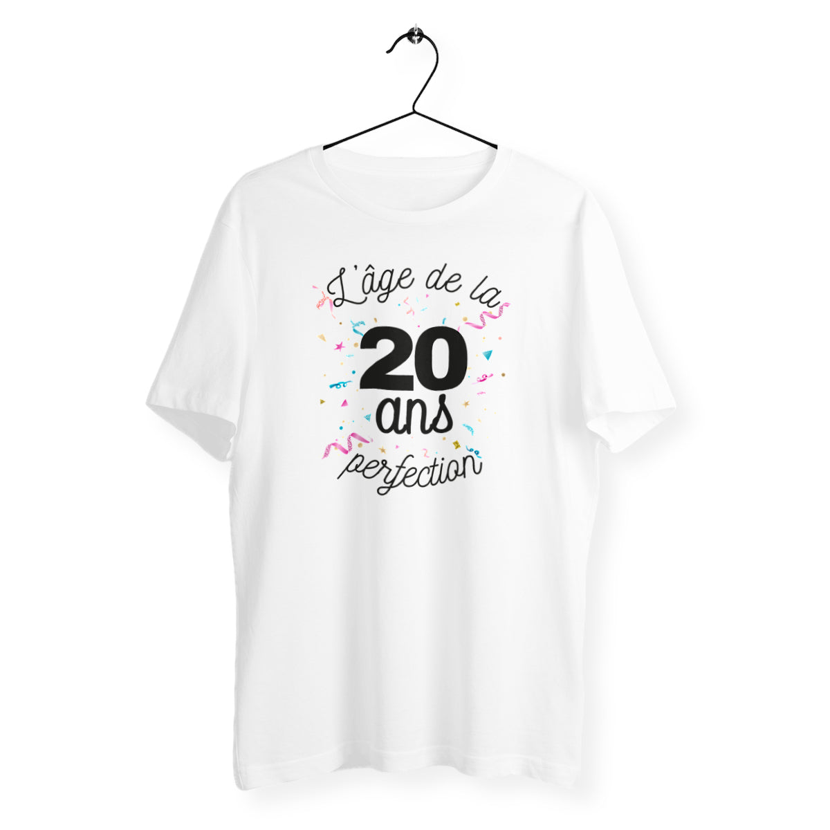 T-shirt homme col rond - 20 ans, âge de la perfection