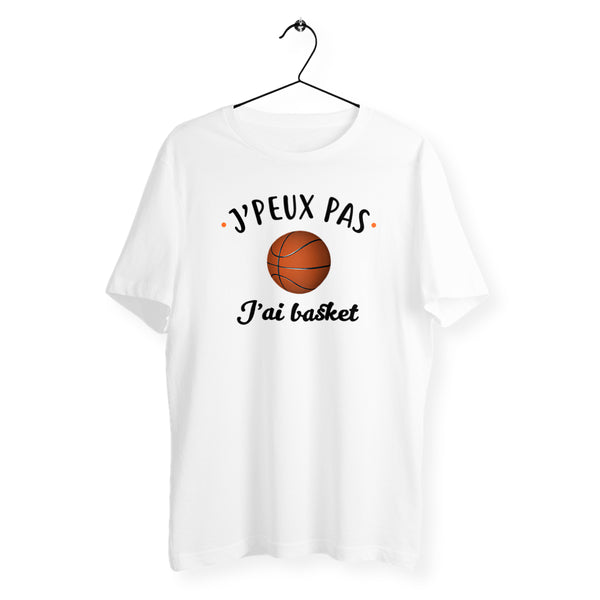 T-shirt homme col rond - J'peux pas j'ai basket