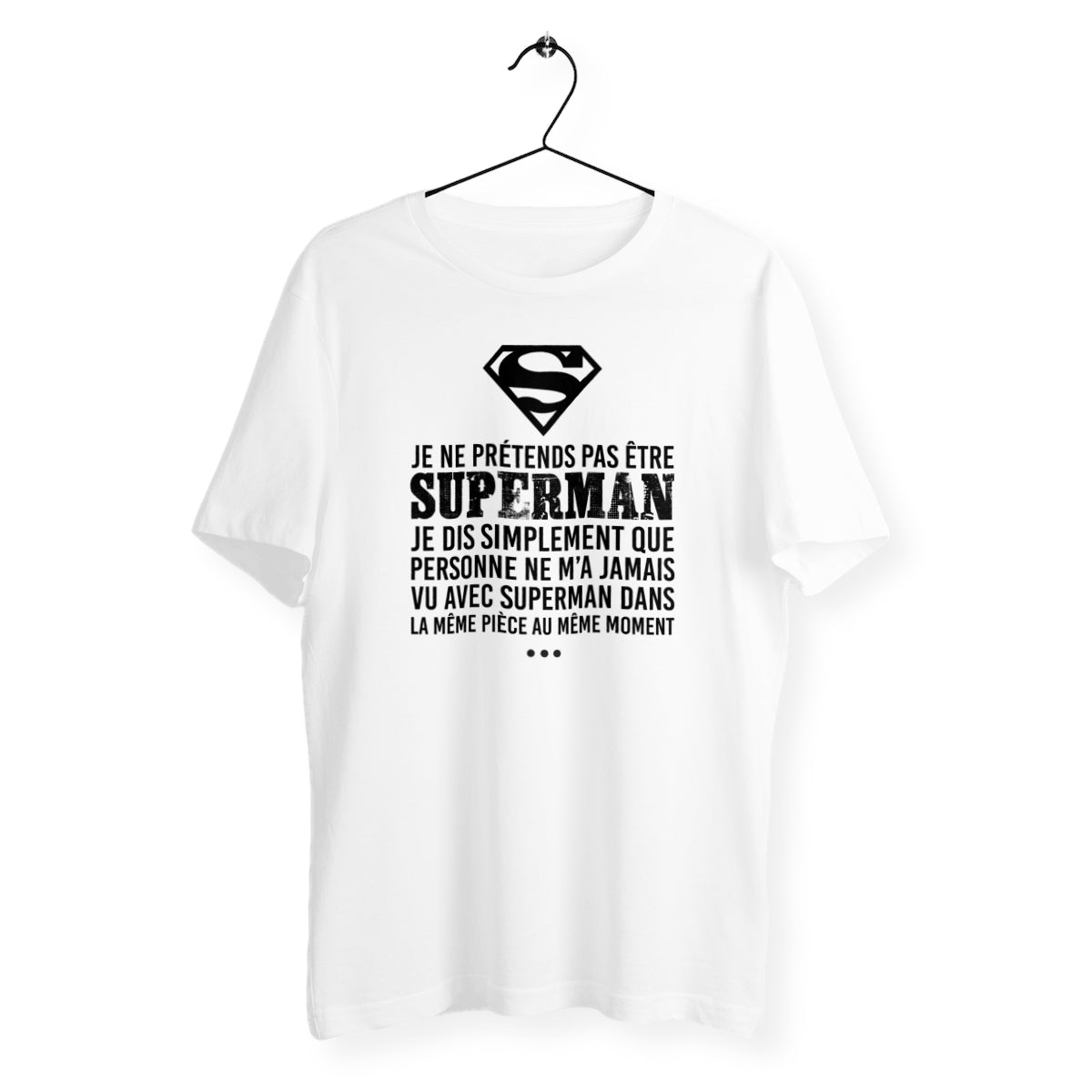 T-shirt homme col rond - Je ne prétends pas être Superman