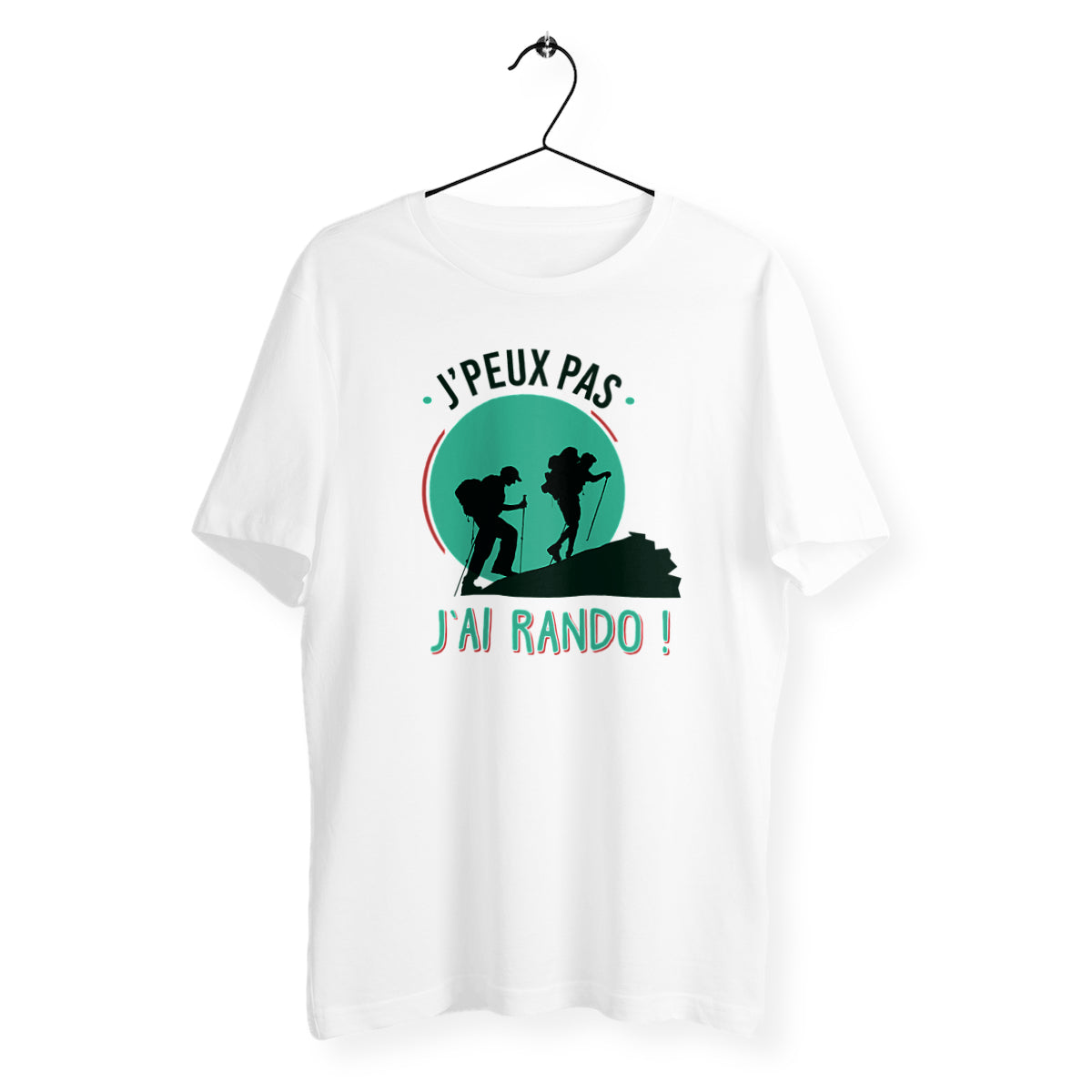 T-shirt homme col rond - J'peux pas j'ai rando