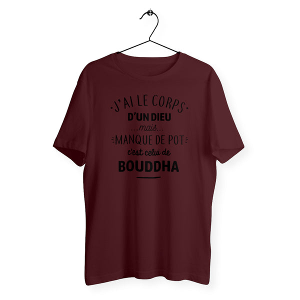 T-shirt homme col rond - J'ai le corps d'un dieu