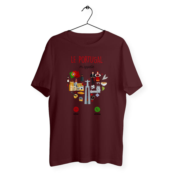 T-shirt homme col rond - Le Portugal m'appelle