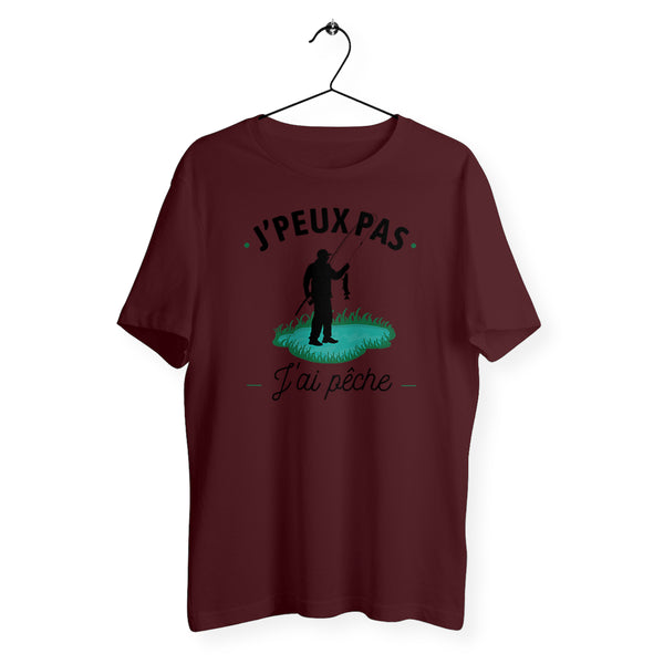 T-shirt homme col rond - J'peux pas j'ai pêche