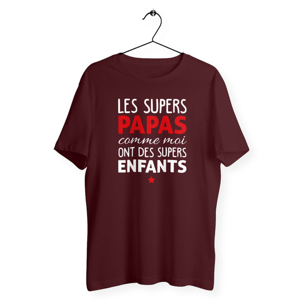 T-shirt homme col rond - Les supers papas