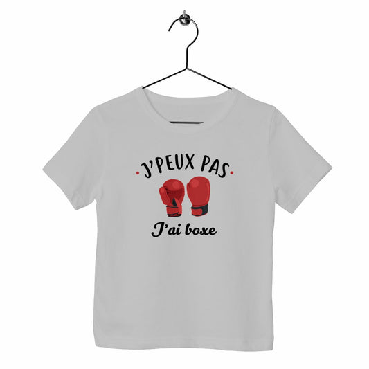 T-shirt enfant - J'peux pas j'ai boxe