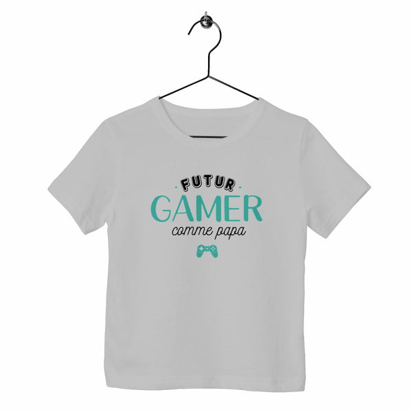 T-shirt enfant - Futur gamer comme papa