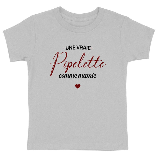 T-shirt enfant - Pipelette, comme mamie