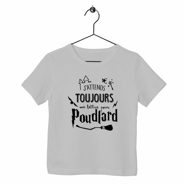 T-shirt enfant - J'attends toujours ma lettre pour Poudlard