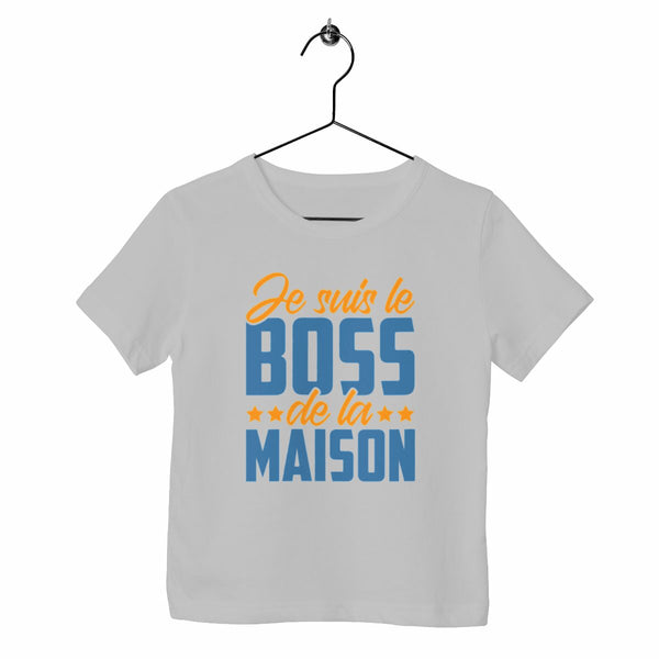 T-shirt enfant - Je suis le boss de la maison