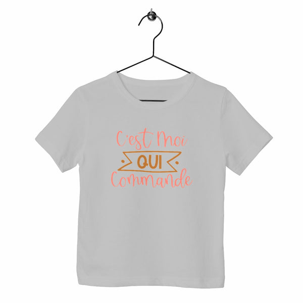 T-shirt enfant - C'est moi qui commande