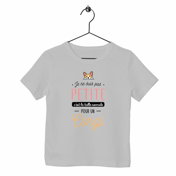 T-shirt enfant - Je ne suis pas petite je suis un corgi