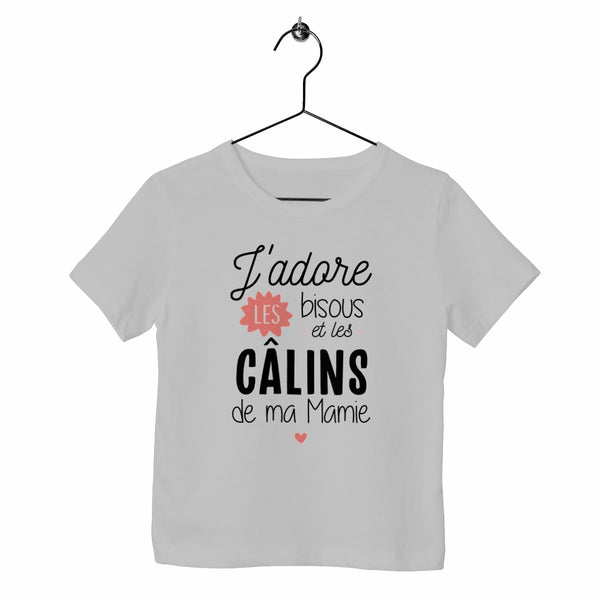 T-shirt enfant - Bisous et câlins de mamie