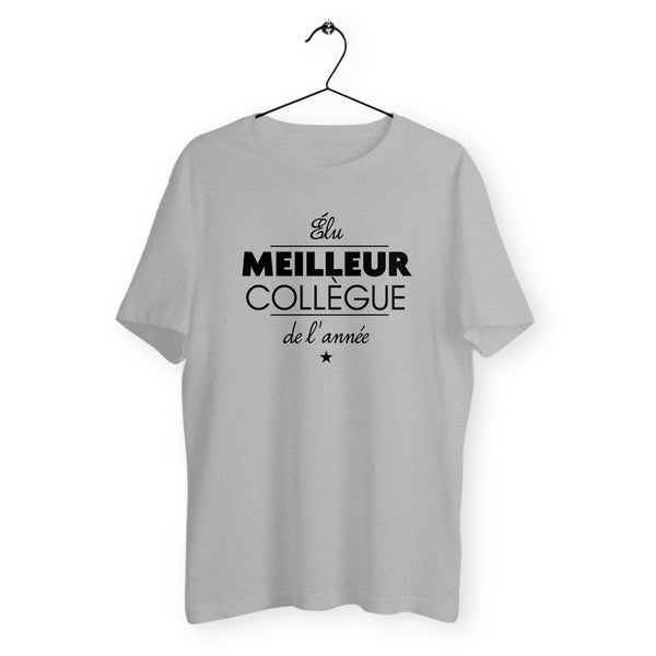 T-shirt homme col rond - Élu meilleur collègue de l`année