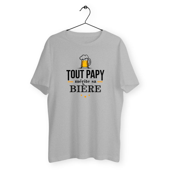 T-shirt homme col rond - Tout papy mérite sa bière