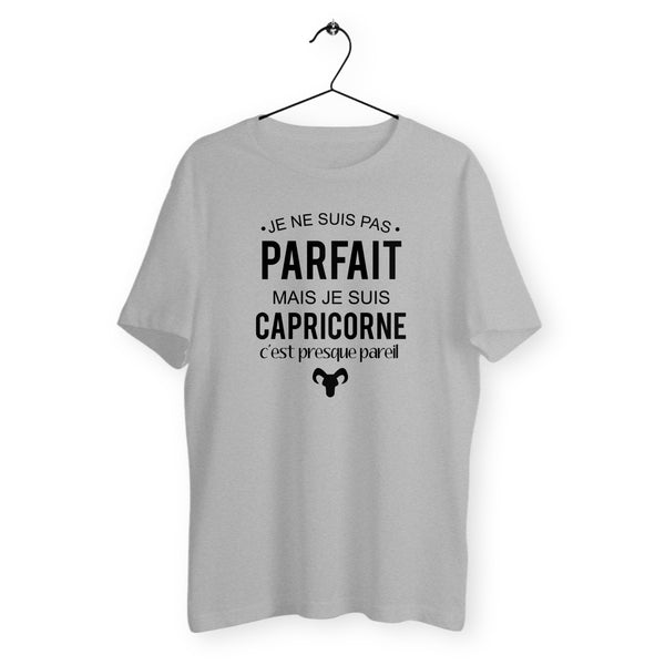 T-shirt homme col rond - Pas parfait mais capricorne