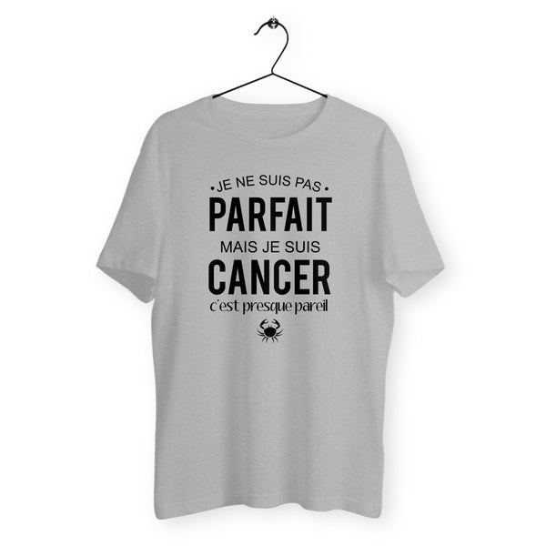 T-shirt homme col rond - Pas parfait mais cancer