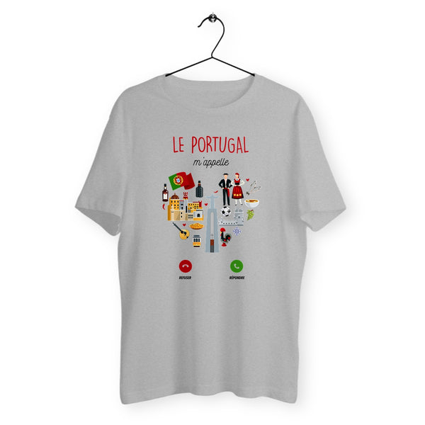 T-shirt homme col rond - Le Portugal m'appelle