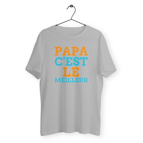 T-shirt homme col rond - Papa c'est le meilleur