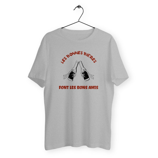 T-shirt homme col rond - Les bonnes bières 