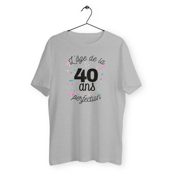 T-shirt homme col rond - 40 ans, âge de la perfection