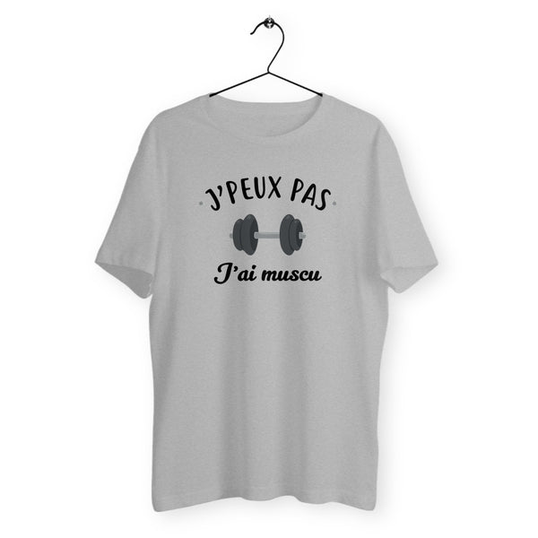 T-shirt homme col rond - J'peux pas j'ai muscu