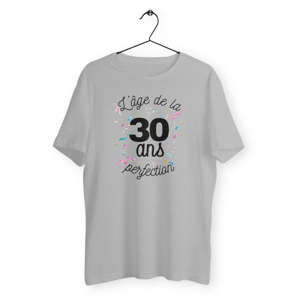 T-shirt homme col rond - 30 ans, âge de la perfection