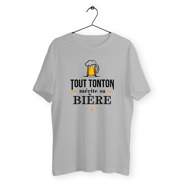 T-shirt homme col rond - Tout tonton mérite sa bière