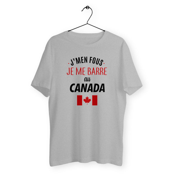 T-shirt homme col rond - Je me barre au Canada