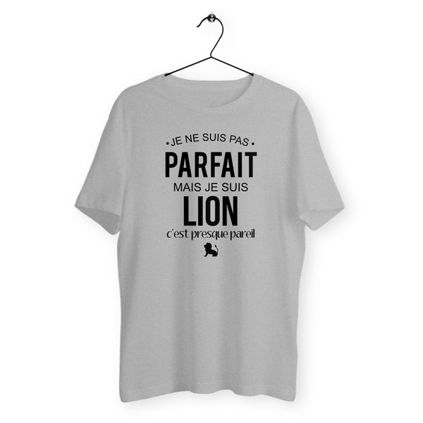 T-shirt homme col rond - Pas parfait mais lion