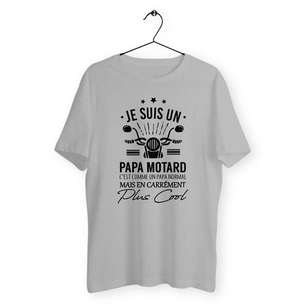 T-shirt homme col rond - Papa motard